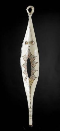 Donna Africanna - Fer, plâtre, résine - 235 x 40 x 25 cm